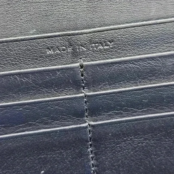 YSL Cobalt Bleu Cassandra  Long Wallet - Picture 2 of 16